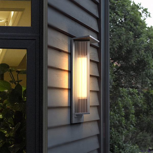 Vintage Waterproof LED Solar Outdoor Lamp Wall Light