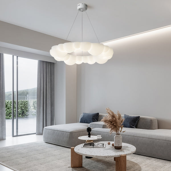 Cloud Shaped Dimming LED Ceiling Chandelier