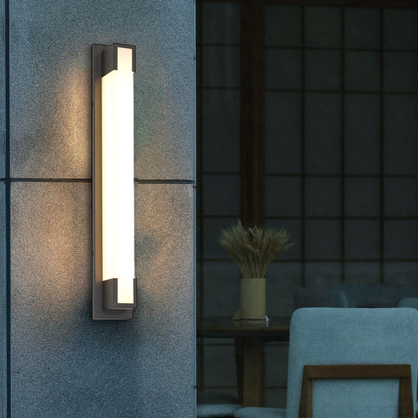 Waterproof Outdoor Minimalist Modern LED Courtyard Wall Lamp