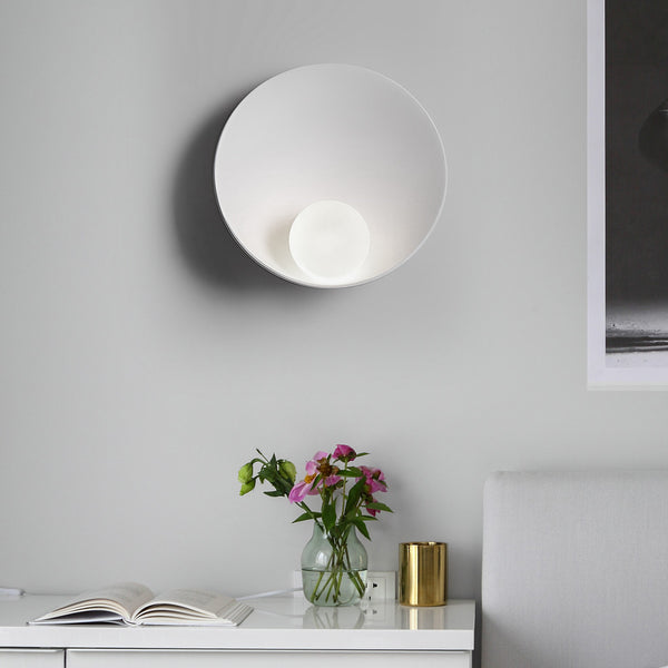 Shell Shape White Wall Light