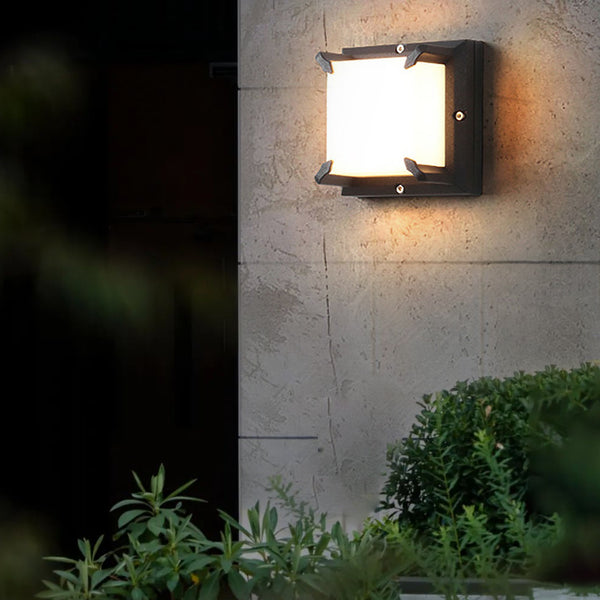 Minimalist Outdoor Waterproof LED Wall Light for Yard