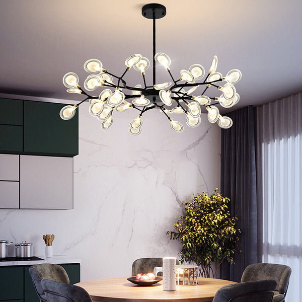 Sputnik Scandinavian Acrylic Ceiling Light Hanging Lamp Chandelier