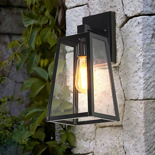 Antique Industrial Glass Waterproof Outdoor Lamp Wall Lights