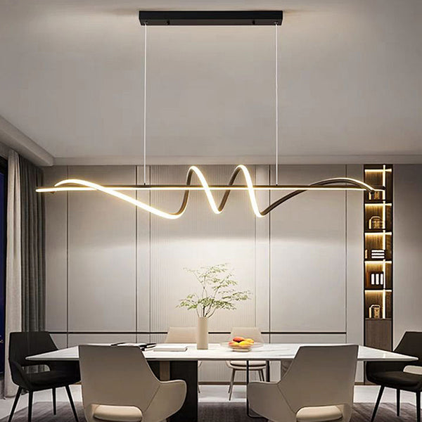 Modern Strip LED Dimming Island Light For Dining Room