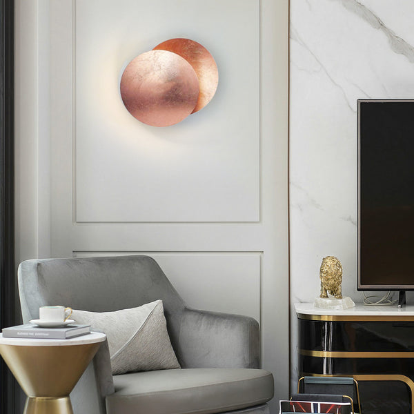Modern Minimalist Rotatable Moon Design LED Wall Light