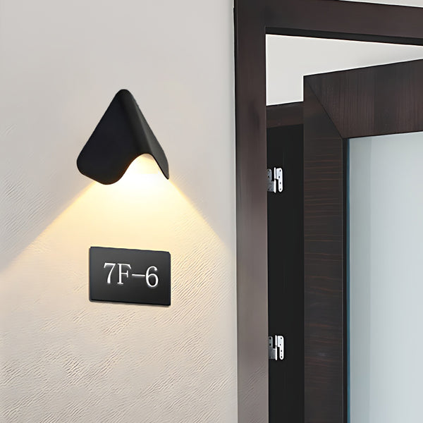 IP65 Modern LED Doorplate Lamp Waterproof Wall Light