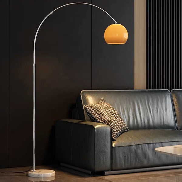 Height Adjustable 180 cm Orange Floor Lamp