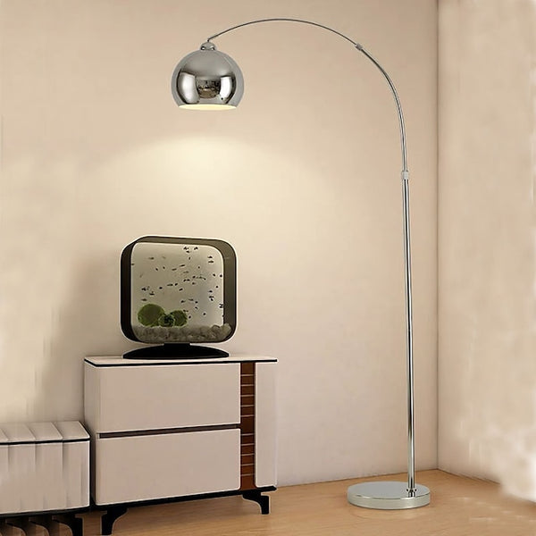 Adjustable Grande Stainless Steel Floor Lamp