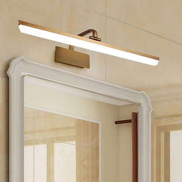 IP65 Modern LED Gold Mirror Lighting Wall Vanity Light For Bathroom